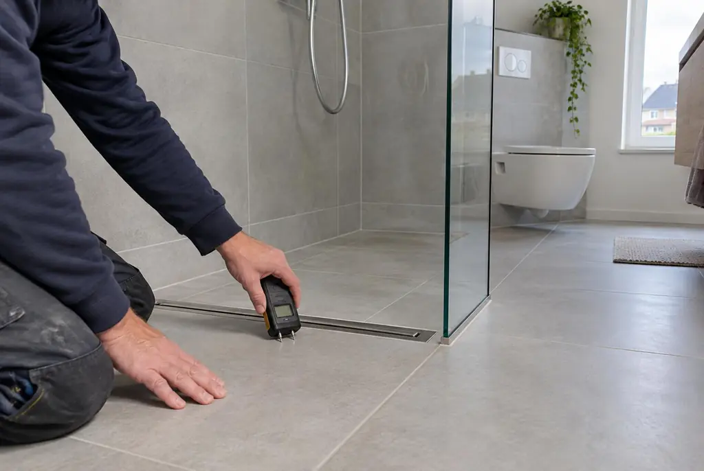 Lekdetectie Otterlo – badkamer in een nieuwbouwwoning